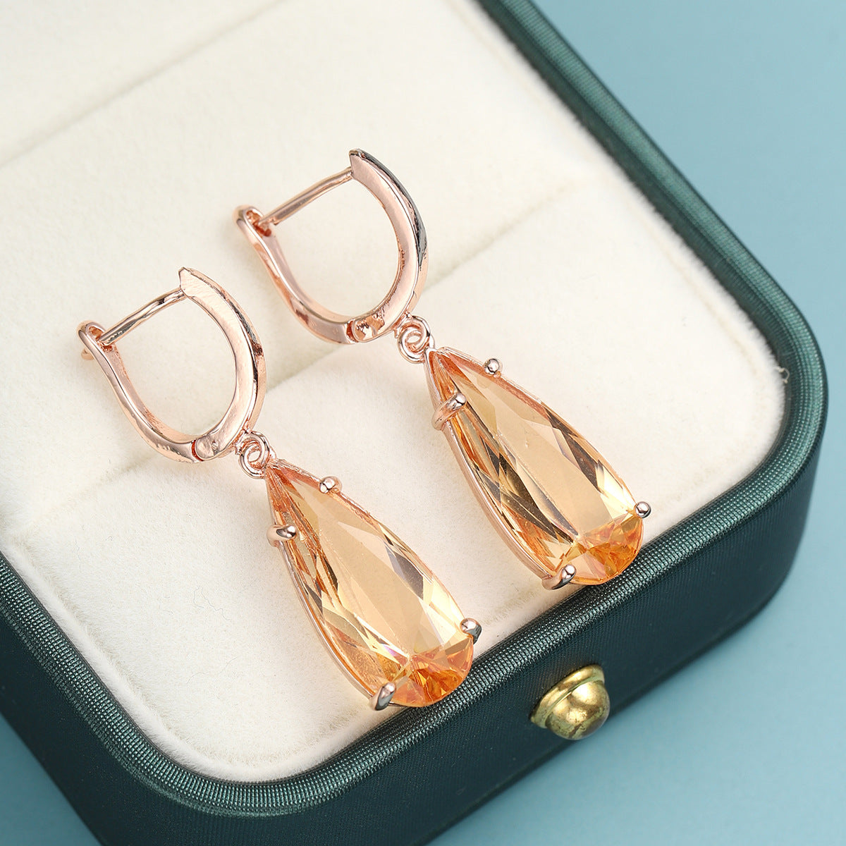 Popular Creative Big Water Drop Pear-shaped Earrings For Women