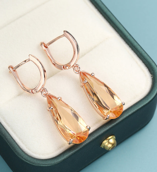 Popular Creative Big Water Drop Pear-shaped Earrings For Women