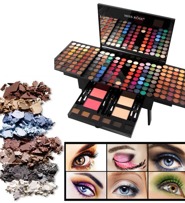 180 Colors Eyes Shadow Blush Set Personalized Piano-shaped Makeup Palette Box