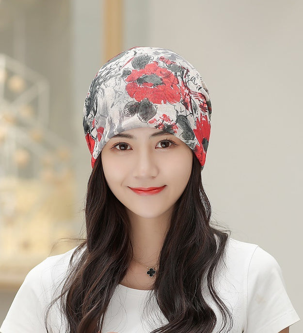 Baotou Silk Scarf Thin Air Conditioning Hat After Chemotherapy