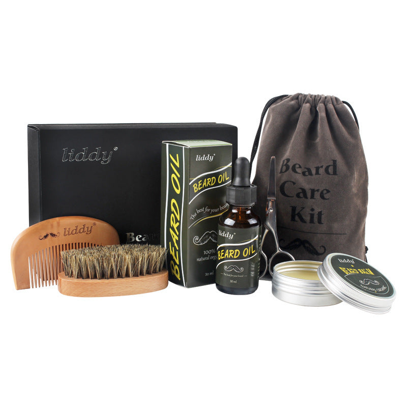 Men's beard care kit essential oils