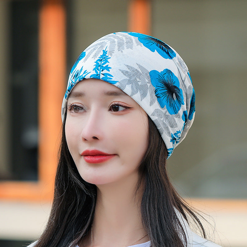 Baotou Silk Scarf Thin Air Conditioning Hat After Chemotherapy