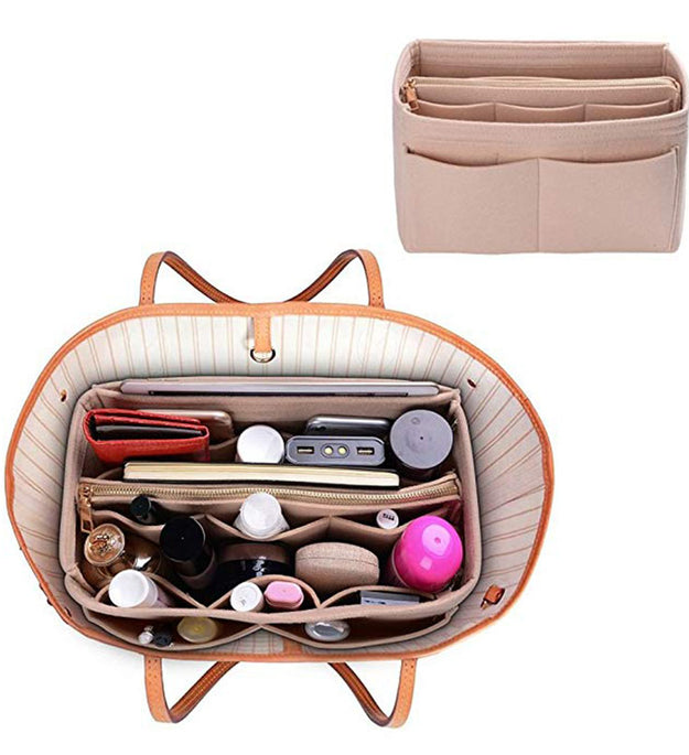 Felt cosmetic bag
