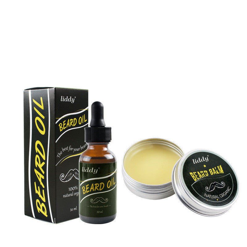 Men's beard care kit essential oils