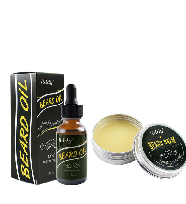 Men's beard care kit essential oils