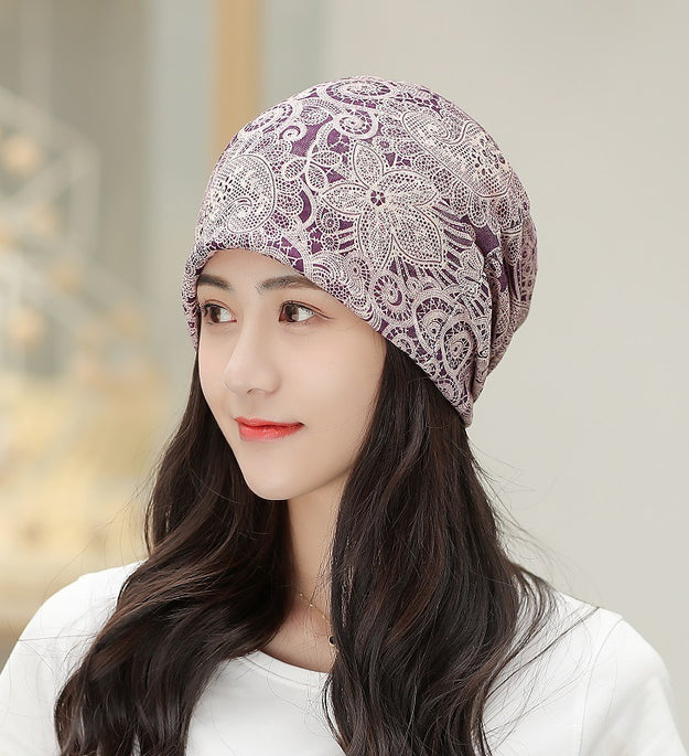 Baotou Silk Scarf Thin Air Conditioning Hat After Chemotherapy