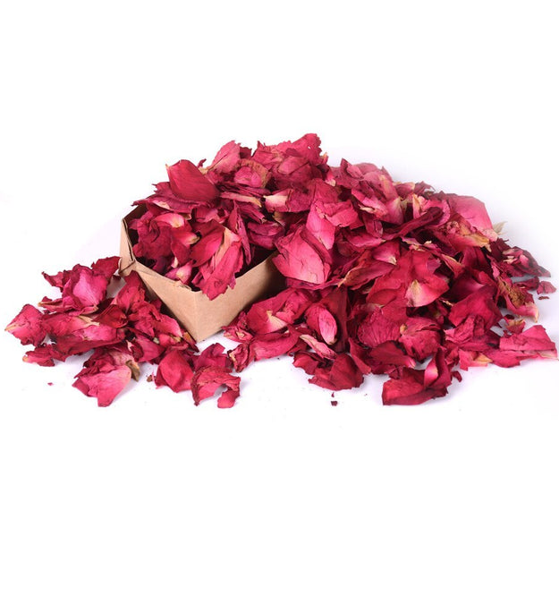 Romantic  50 100g Natural Dried Rose Petals Bath Dry Flower Petal Spa Whitening Shower Aromatherapy Bathing Supply