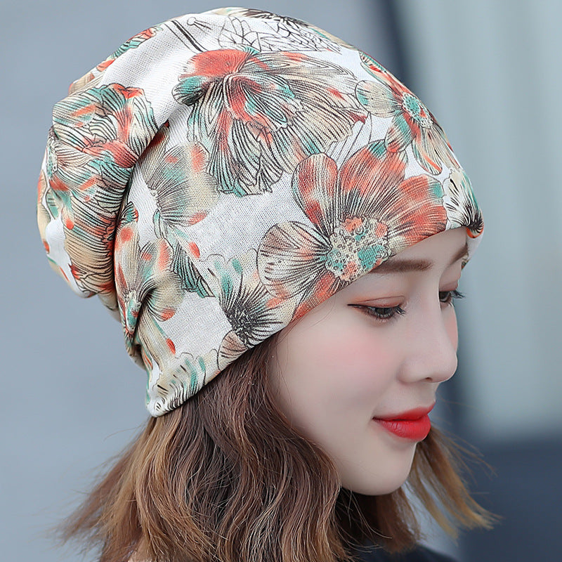 Baotou Silk Scarf Thin Air Conditioning Hat After Chemotherapy