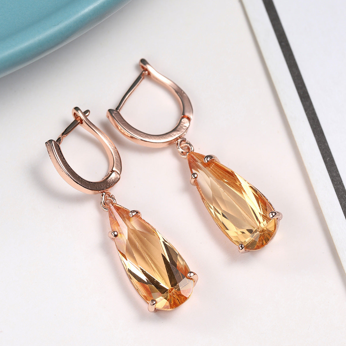 Popular Creative Big Water Drop Pear-shaped Earrings For Women