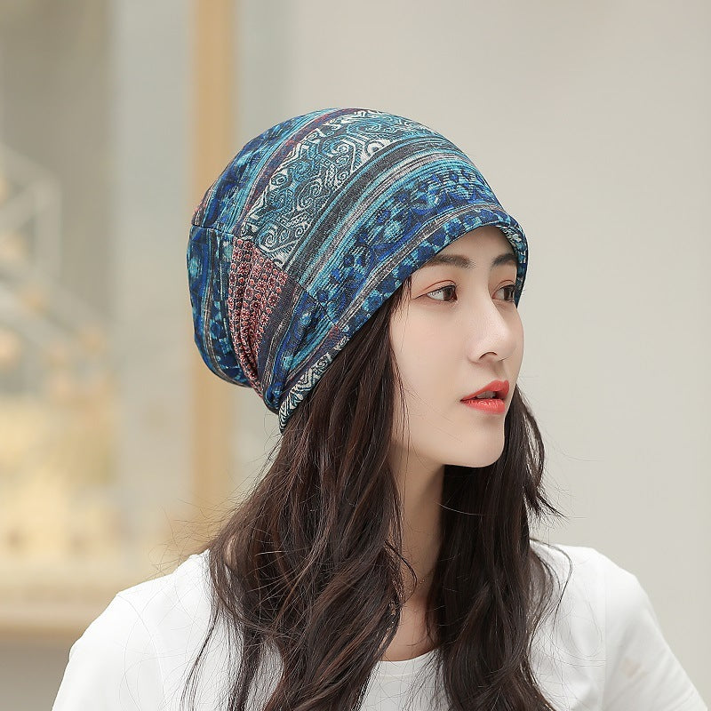 Baotou Silk Scarf Thin Air Conditioning Hat After Chemotherapy