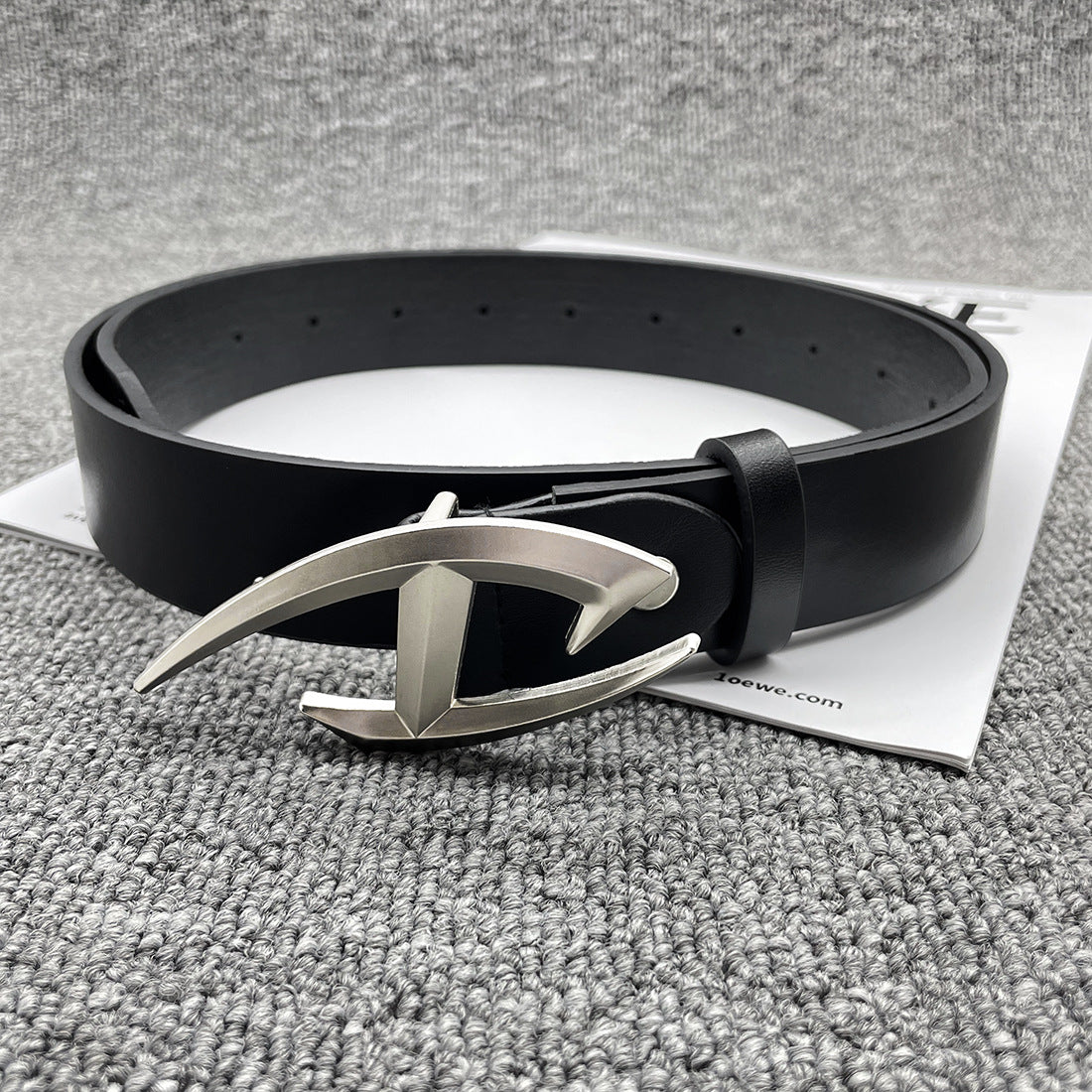 Future Sense Niche Punk Irregular Metal Belt