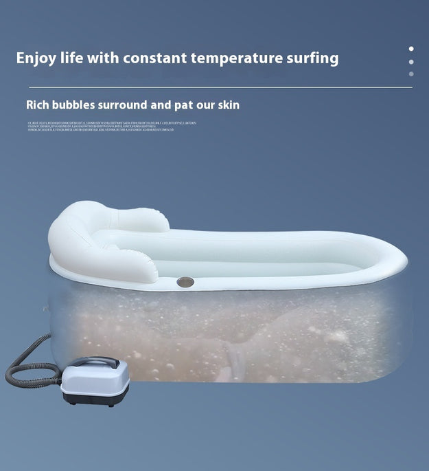 Constant Temperature Inflatable Massage Bathtub Spa Bath Machine