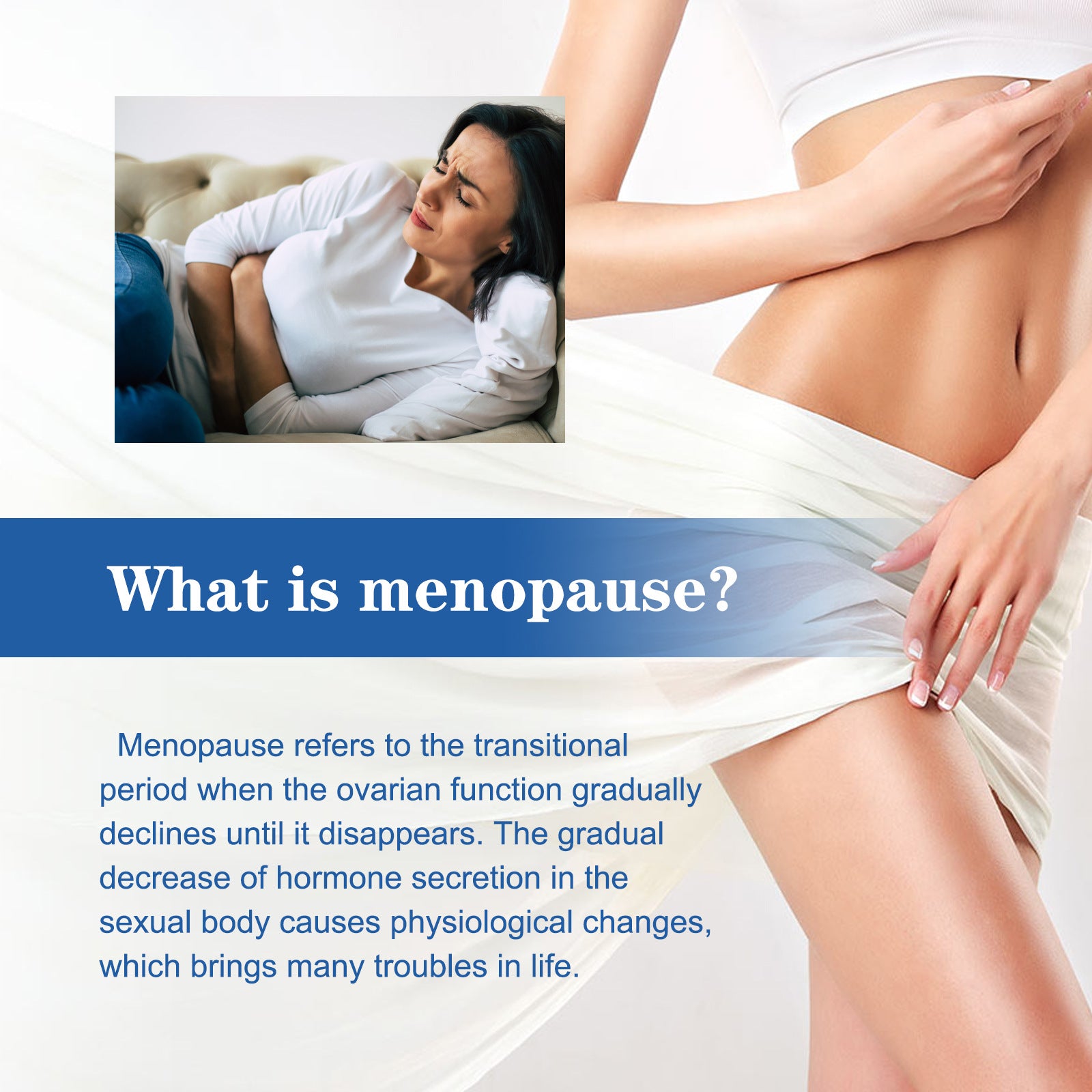 Female Menopause Tired Night Sweat Mood Fluctuation Care Cream