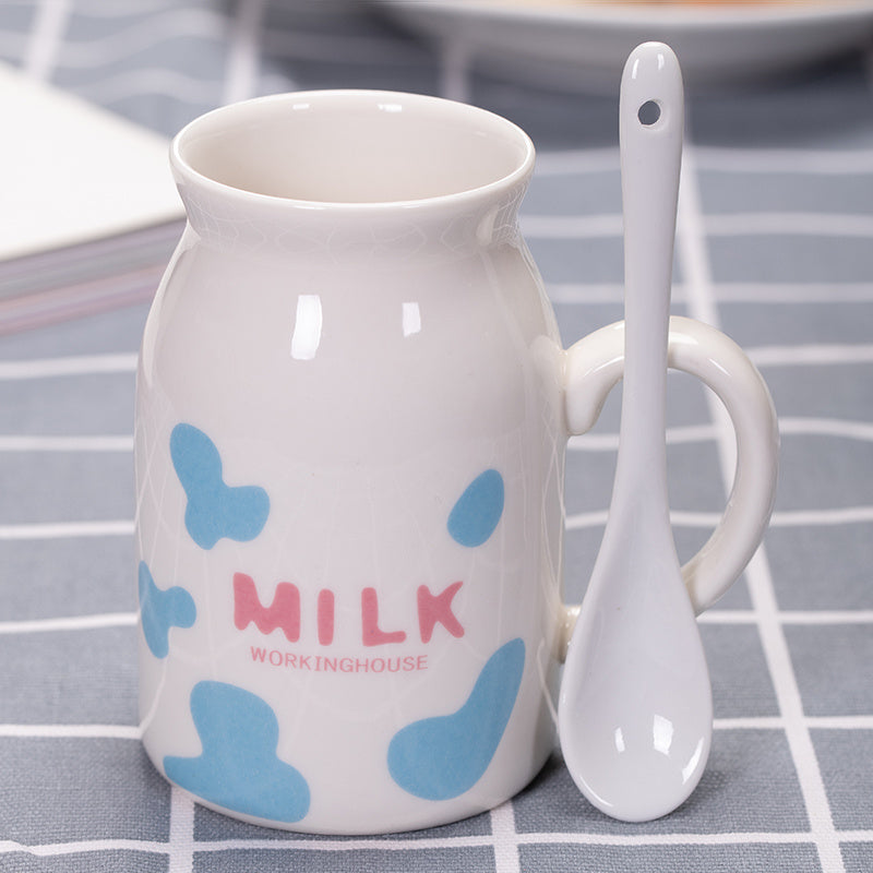 Japanese-style Milk Cup Women's Cute Ceramic Personal Breakfast