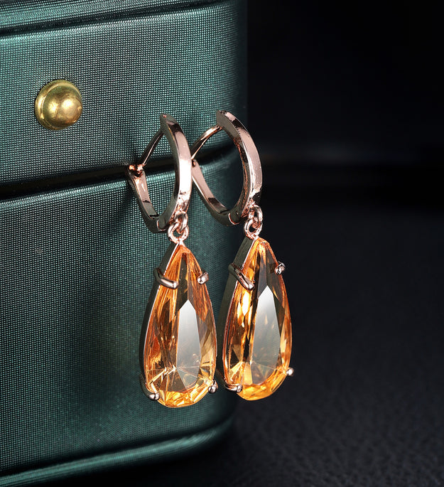 Popular Creative Big Water Drop Pear-shaped Earrings For Women