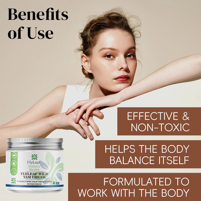 Natural Formula Organic Skin Care Yam Cream Aloe Vera & Red Clover For Menopause Relief Wild Yam Cream Organic