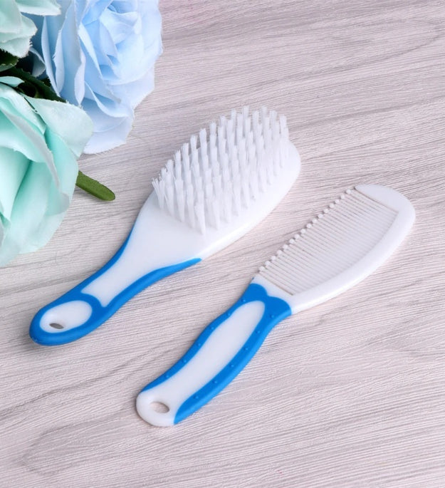 Baby Care Kit Massage Brush Comb 2 Sets Baby Bath Brush Comb