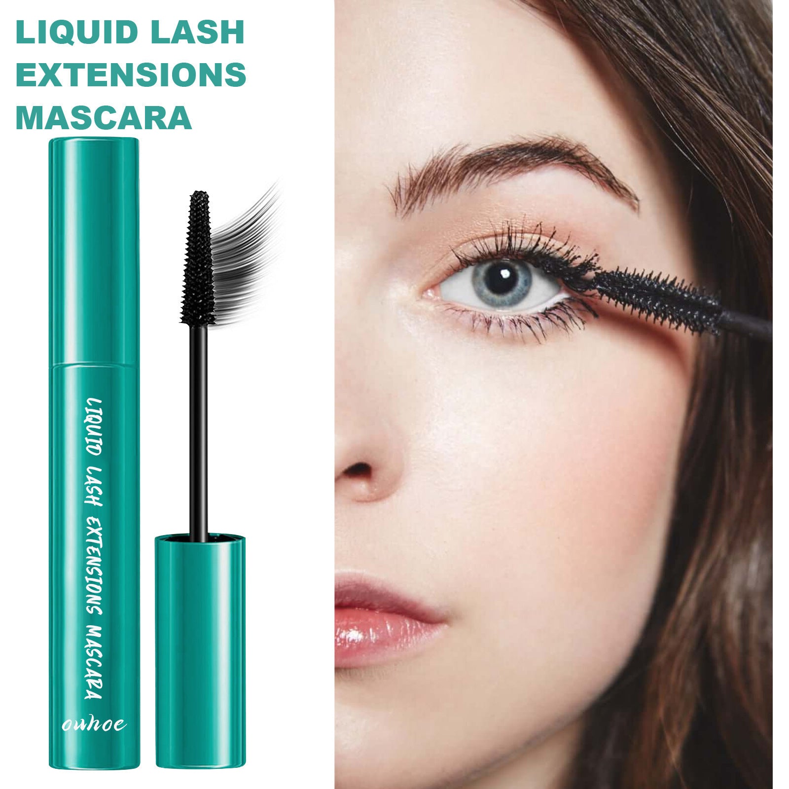 Black Curly Long Thick Mild Smear-proof Makeup Mascara