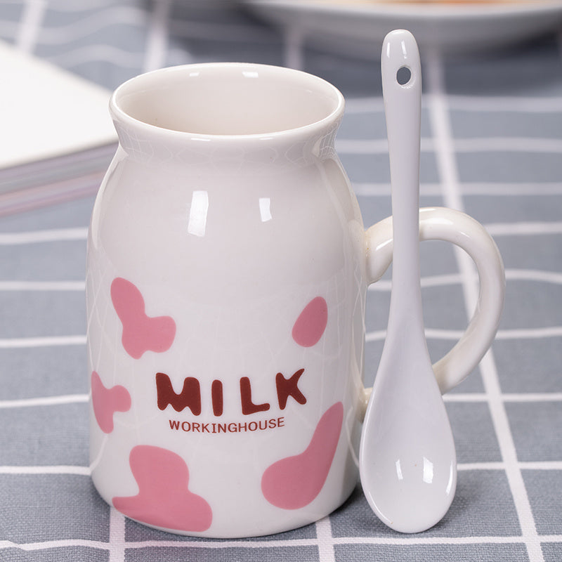 Japanese-style Milk Cup Women's Cute Ceramic Personal Breakfast