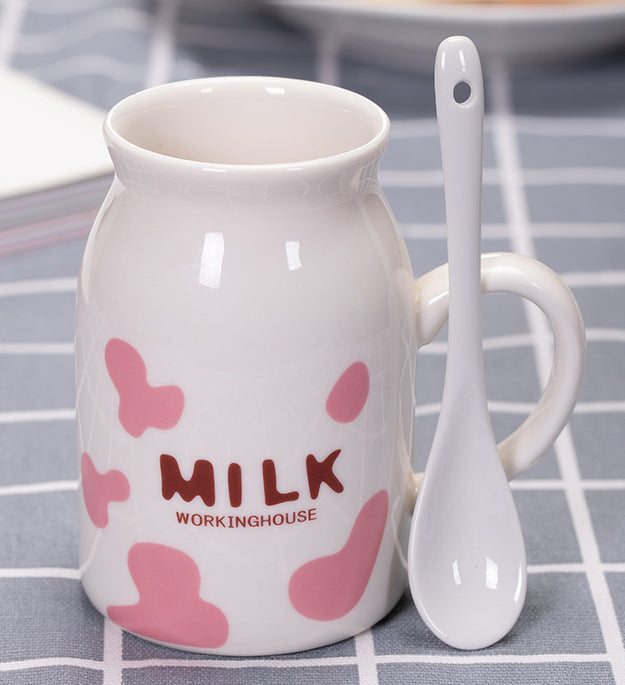 Japanese-style Milk Cup Women's Cute Ceramic Personal Breakfast